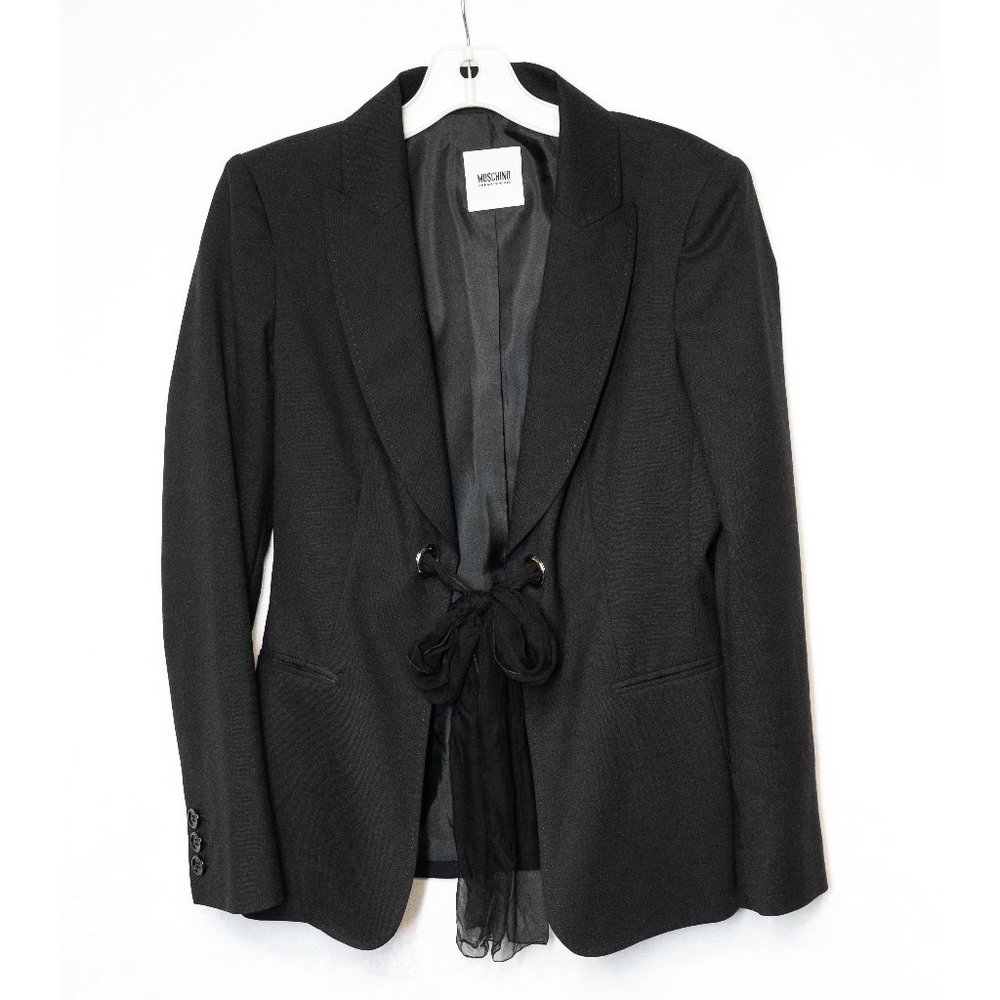 Moschino Black Cheap and Chic Jacket Size 8